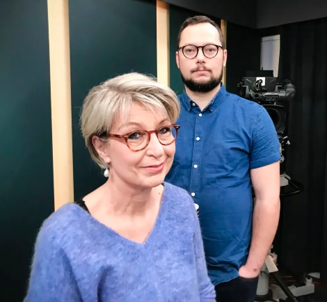 Paavo Teittinen ja Katri Kallionpää kirjoittivat Helsingin Sanomiin jutun Veijo Baltzarista.Heikki Valkama / Yle