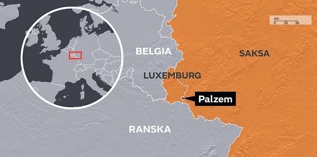 Palzem sijaitsee Saksassa aivan Luxemburgin rajalla.