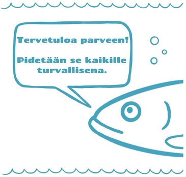Silakkaliikkeen tunnus on parvessa elävä silakka. (KUVA: SILAKKALIIKE)