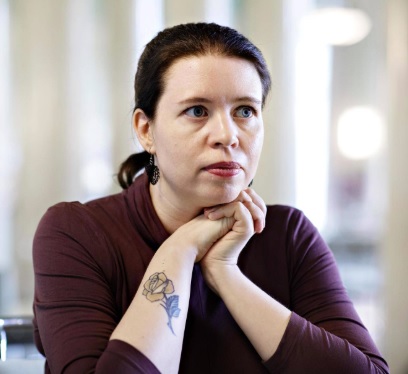 Vasemmistoliiton kansanedustaja Anna Kontula. (KUVA: OUTI PYHÄRANTA / HS)