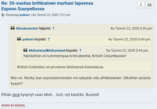 Marokko ja Mohis ne yhteen soppii - Huomenna pannaan pussauskoppiin.png